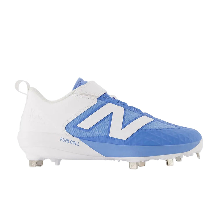 New Balance Senior FuelCell 4040V8 Metal Baseball Cleats team Carolina blue