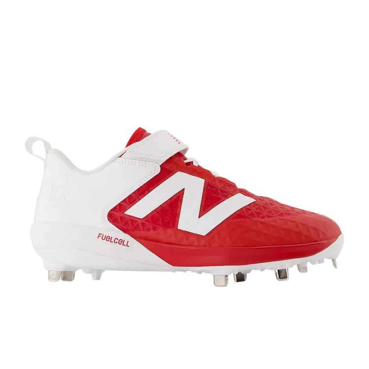 New Balance Senior FuelCell 4040V8 Metal Baseball Cleats team red