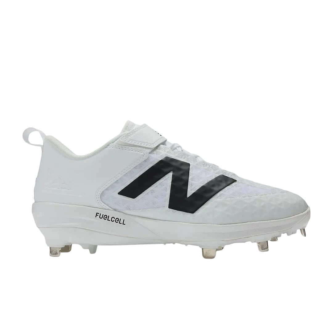 New Balance Senior FuelCell 4040V8 Metal Baseball Cleats white