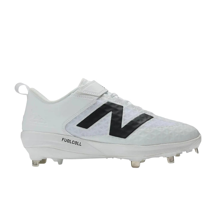 New Balance Senior FuelCell 4040V8 Metal Baseball Cleats white