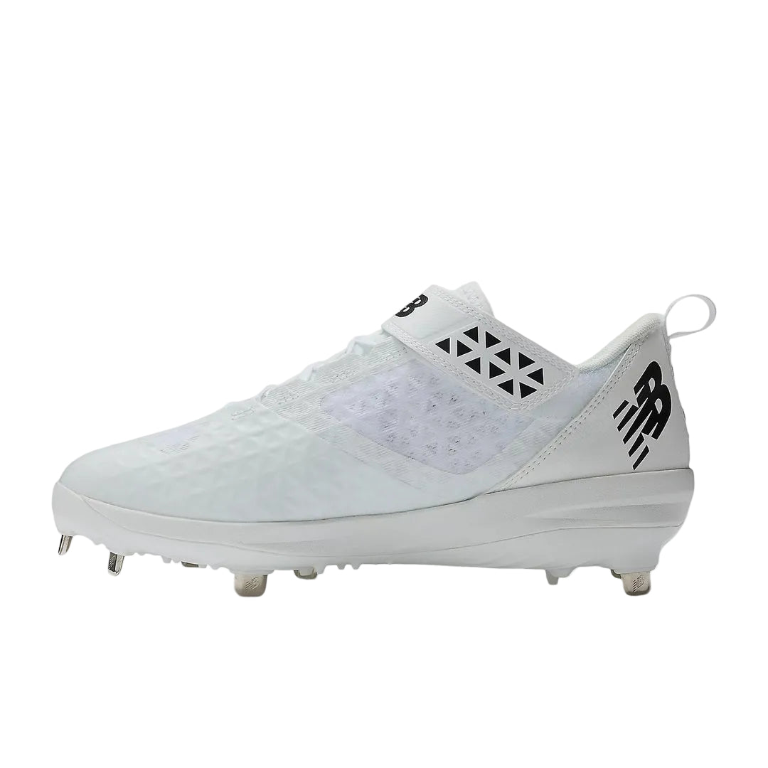 New Balance Senior FuelCell 4040V8 Metal Baseball Cleats white