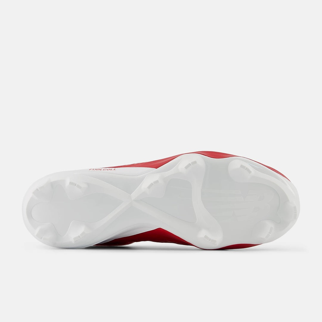 New Balance Senior FuelCell 4040V8 TPU Baseball Cleats team red