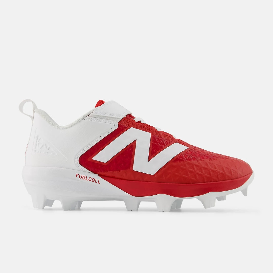 New Balance Senior FuelCell 4040V8 TPU Baseball Cleats team red