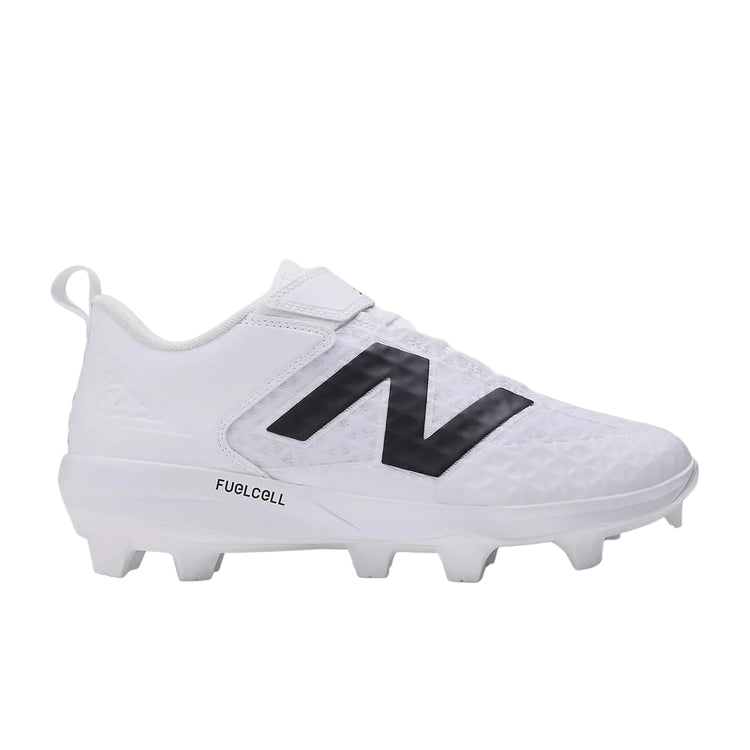 New Balance Senior FuelCell 4040V8 TPU Baseball Cleats white