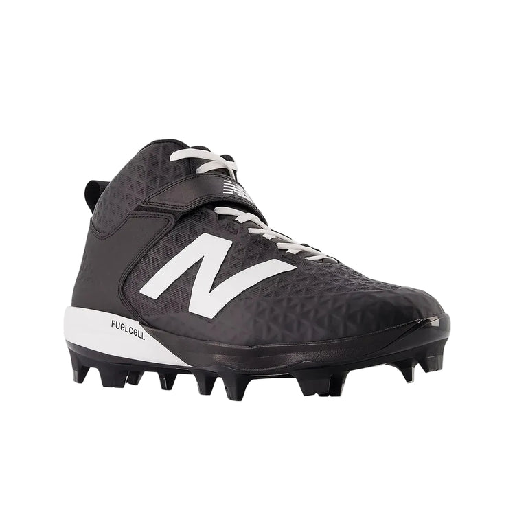 New Balance Senior FuelCell 4040V8 TPU Mid Baseball Cleats black