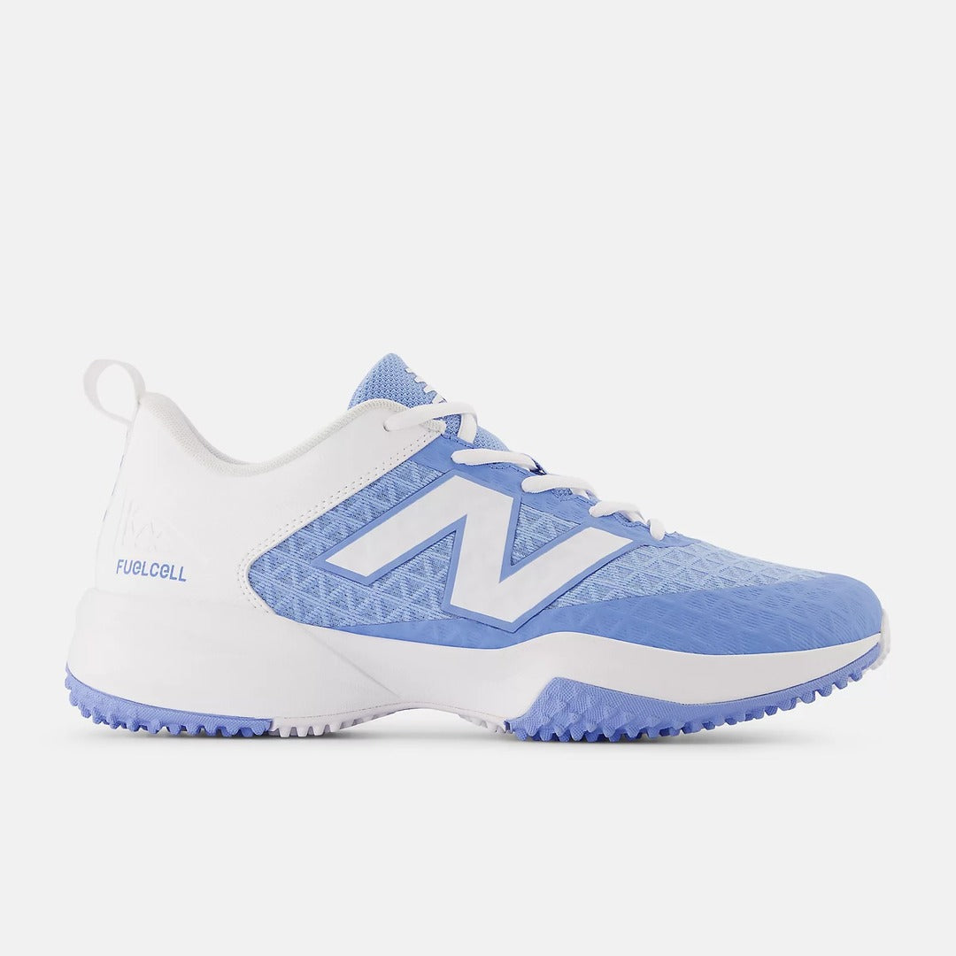 New Balance Senior FuelCell 4040V8 Turf Baseball Cleats team Carolina blue