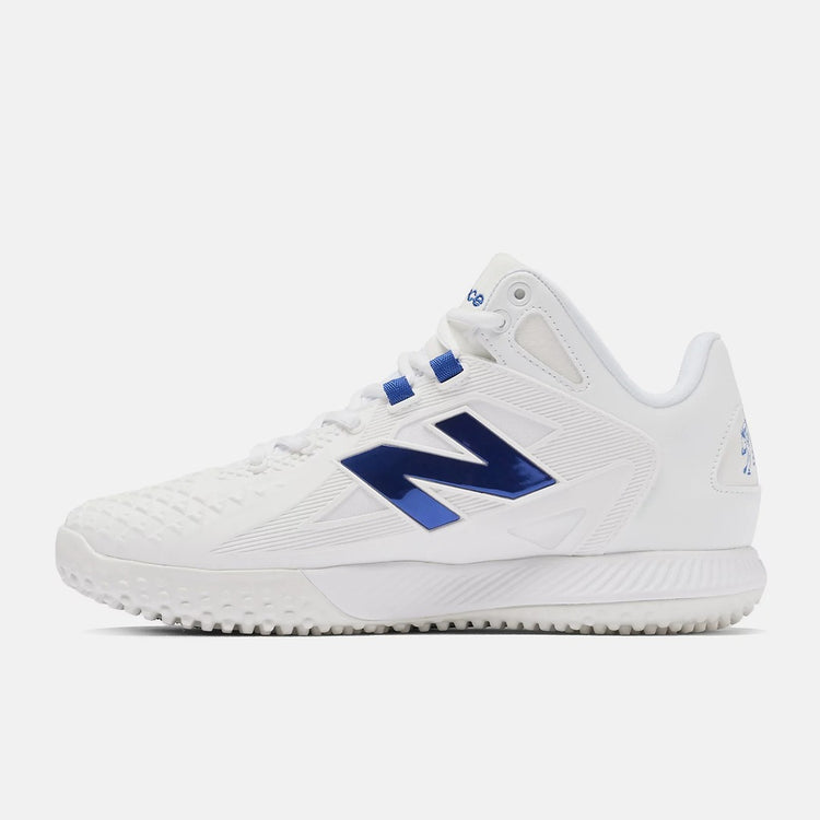 New Balance Senior FuelCell Ohtani 1 Trainer Turf Baseball Shoes white/team royal