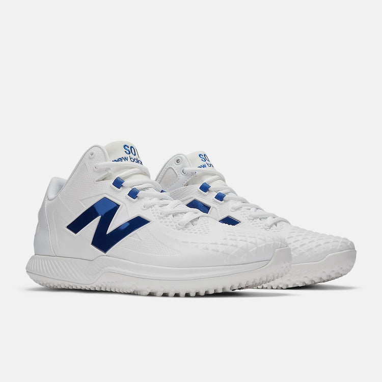 New Balance Senior FuelCell Ohtani 1 Trainer Turf Baseball Shoes white/team royal