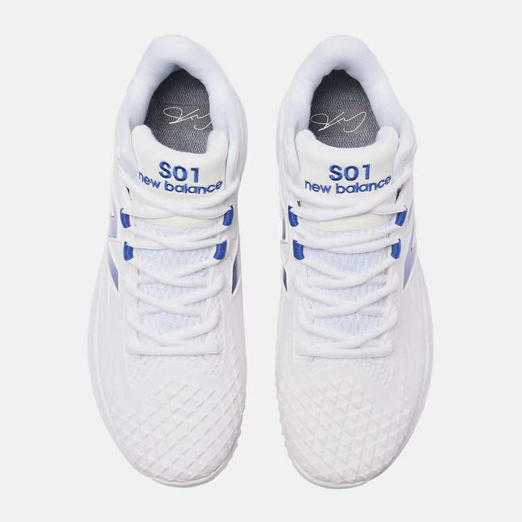 New Balance Senior FuelCell Ohtani 1 Trainer Turf Baseball Shoes white/team royal