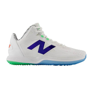 New Balance Senior FuelCell Ohtani 1 Trainer Turf Baseball Shoes white/blue/green