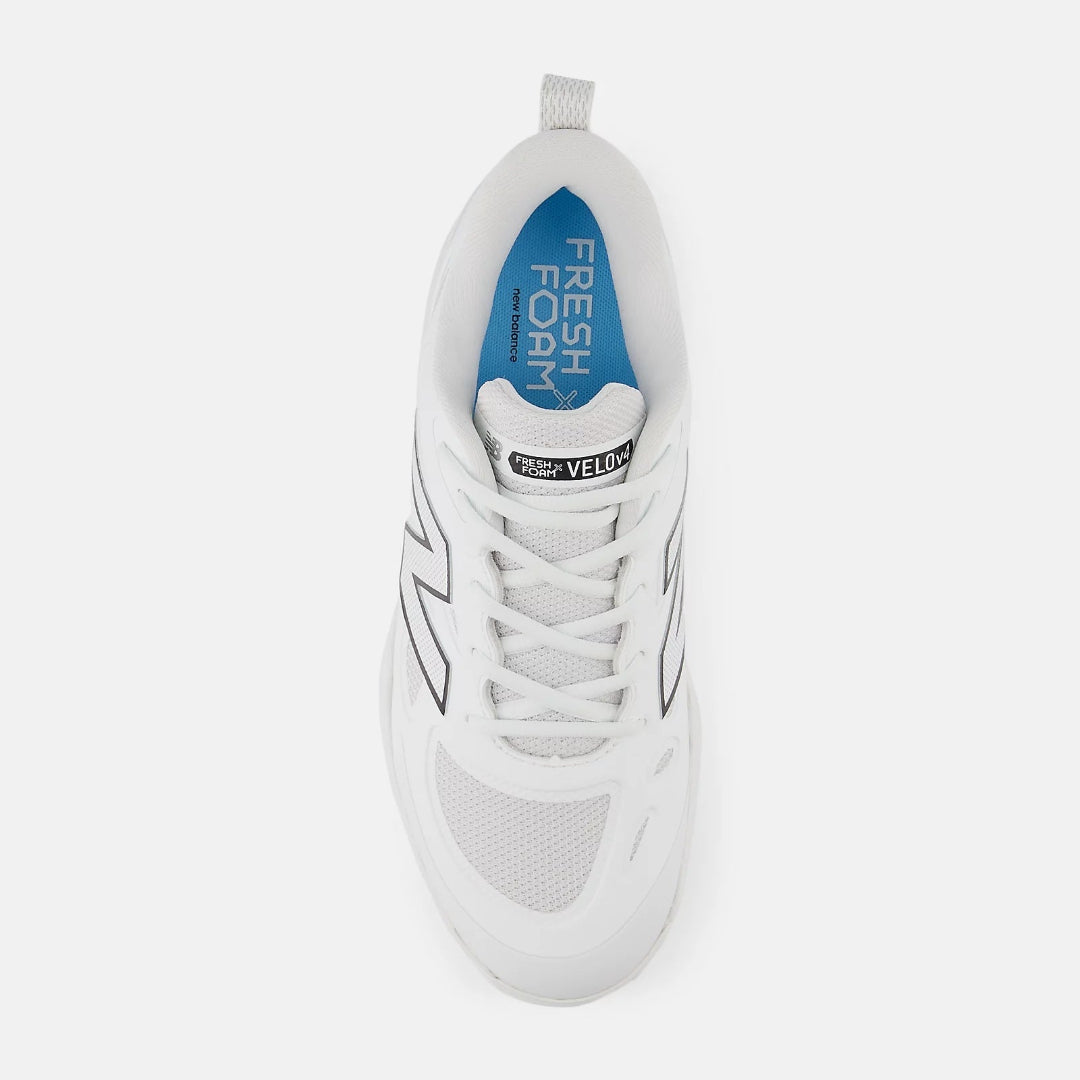 New Balance Women's Fresh Foam X Velo v4 Metal Softball Cleats white