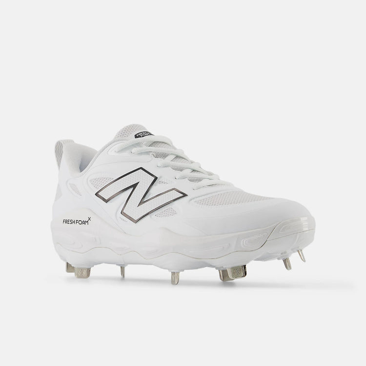 New Balance Women's Fresh Foam X Velo v4 Metal Softball Cleats white