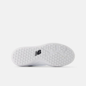 New Balance Youth 4040 V8 Turf Baseball Shoes white