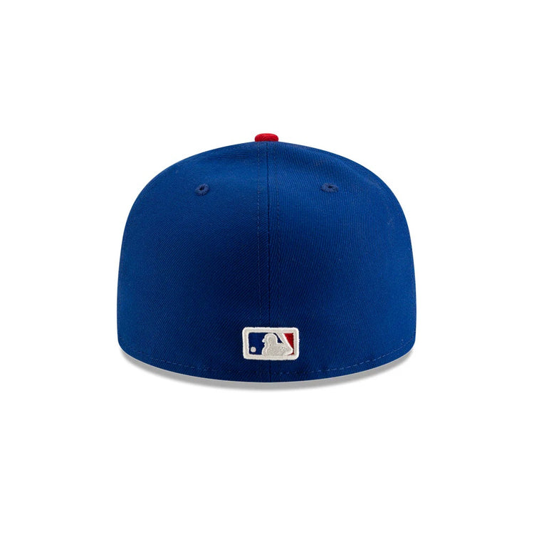 New Era Men's MLB AC 59FIFTY Chicago Cubs Alternate2 Fitted Cap white blue