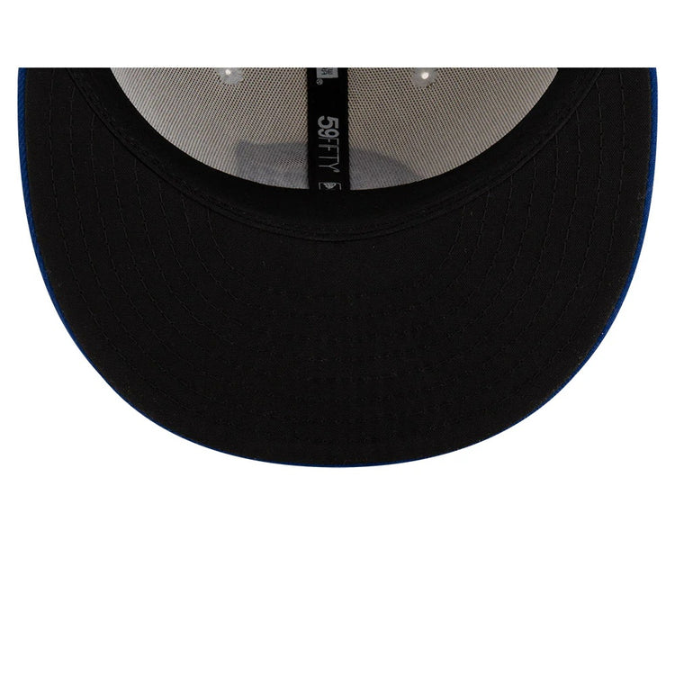 New Era Men's MLB AC 59FIFTY Chicago Cubs Alternate2 Fitted Cap white blue