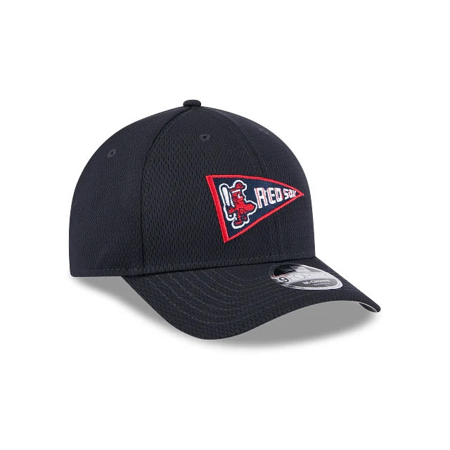 New Era Men's MLB Boston Red Sox Clubhouse '25 retro alternate 9FORTY MC Hat black