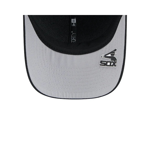 New Era Men's MLB Chicago White Sox Clubhouse retro alternate '25 9FORTY MC Hat black 