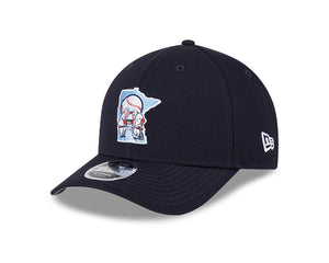 New Era Men's MLB Minnesota Twins Clubhouse retro alternate '25 9FORTY MC Hat black