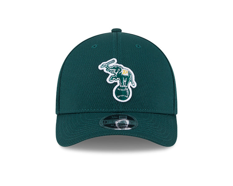 New Era Men's MLB Oakland Athletics Clubhouse '25 9FORTY MC Hat green