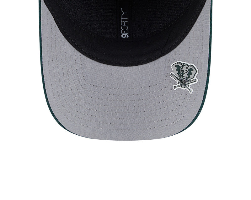 New Era Men's MLB Oakland Athletics Clubhouse '25 9FORTY MC Hat green