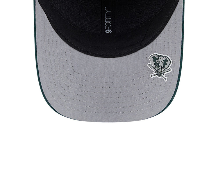 New Era Men's MLB Oakland Athletics Clubhouse '25 9FORTY MC Hat green