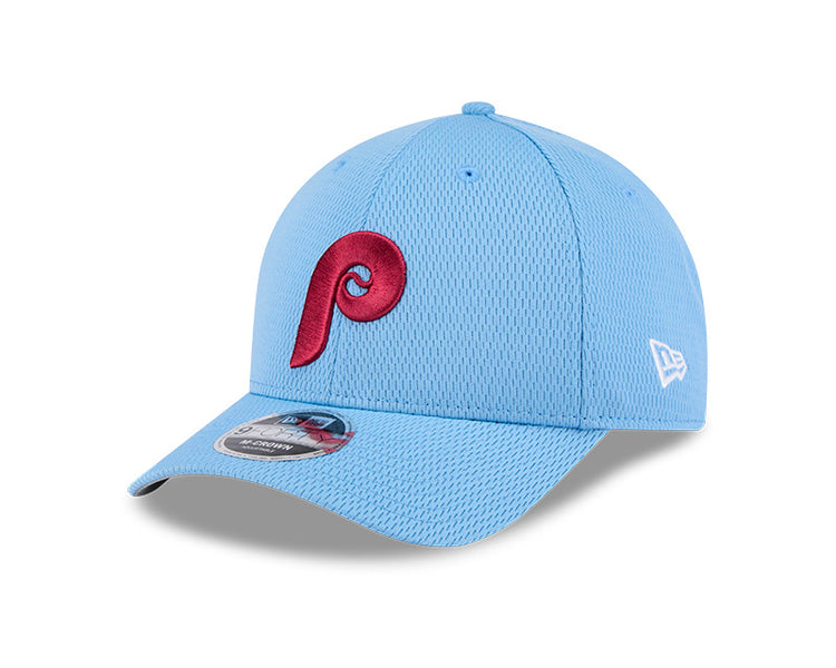 New Era Men's MLB Philadelphia Phillies Clubhouse retro alternate '25 9FORTY MC Hat light blue