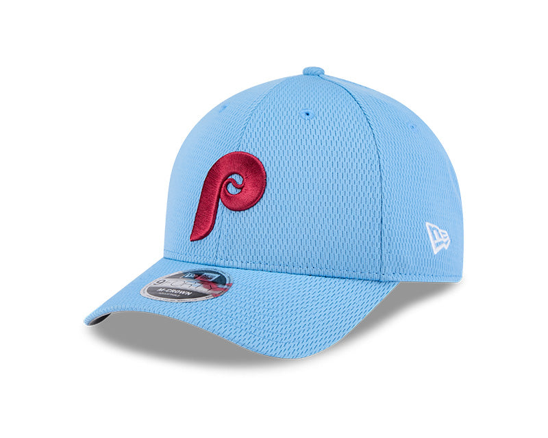 New Era Men's MLB Philadelphia Phillies Clubhouse retro alternate '25 9FORTY MC Hat light blue