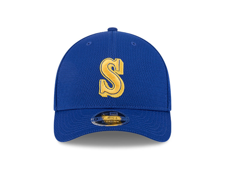 New Era Men's MLB Seattle Mariners Clubhouse '25 9FORTY MC Hat royal blue