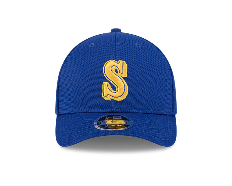 New Era Men's MLB Seattle Mariners Clubhouse '25 9FORTY MC Hat royal blue