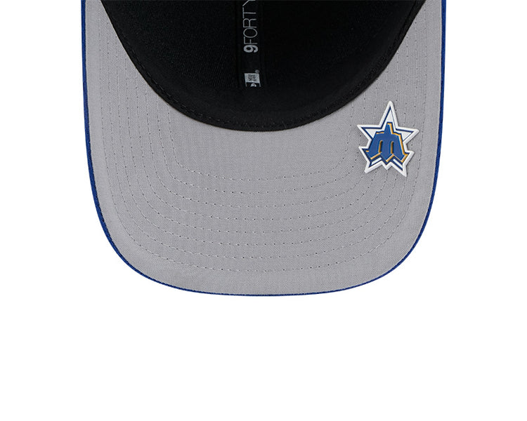 New Era Men's MLB Seattle Mariners Clubhouse '25 9FORTY MC Hat royal blue