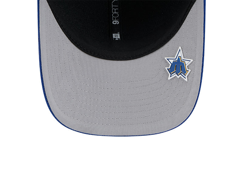 New Era Men's MLB Seattle Mariners Clubhouse '25 9FORTY MC Hat royal blue