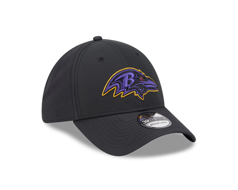 New Era Men's NFL Baltimore Ravens '25 3930 Night Flex Hat black