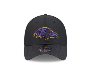 New Era Men's NFL Baltimore Ravens '25 3930 Night Flex Hat black