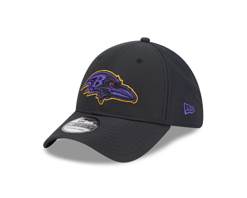 New Era Men's NFL Baltimore Ravens '25 3930 Night Flex Hat black