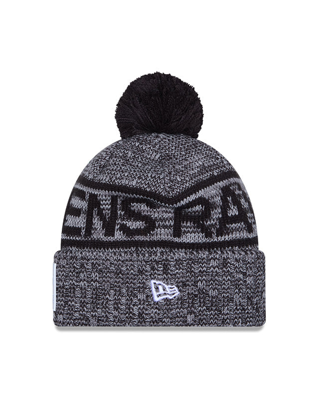 New Era Men's NFL Baltimore Ravens Sideline '25 Sport Pom Knit Toque black