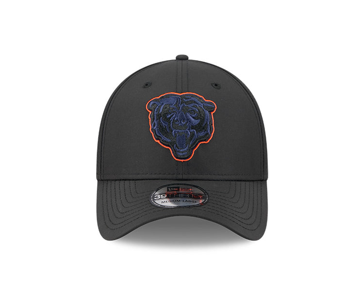 New Era Men's NFL Chicago Bears '25 3930 Night Flex Hat black