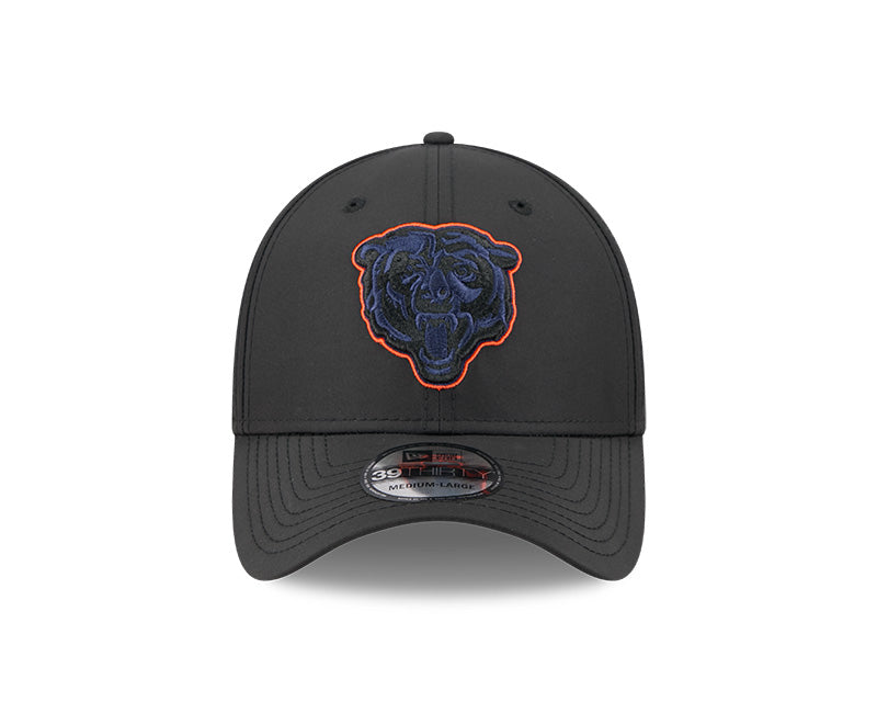 New Era Men's NFL Chicago Bears '25 3930 Night Flex Hat black
