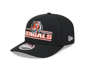 New Era Men's NFL Cincinnati Bengals '25 970 Stretch Snap Stated Hat Black