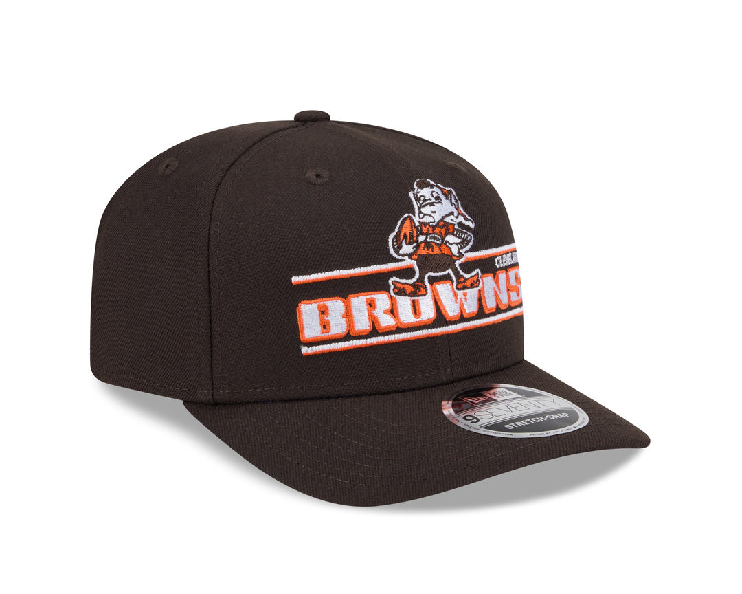 New Era Men's NFL Cleveland Browns '25 970 Stretch Snap Stated Hat Brown