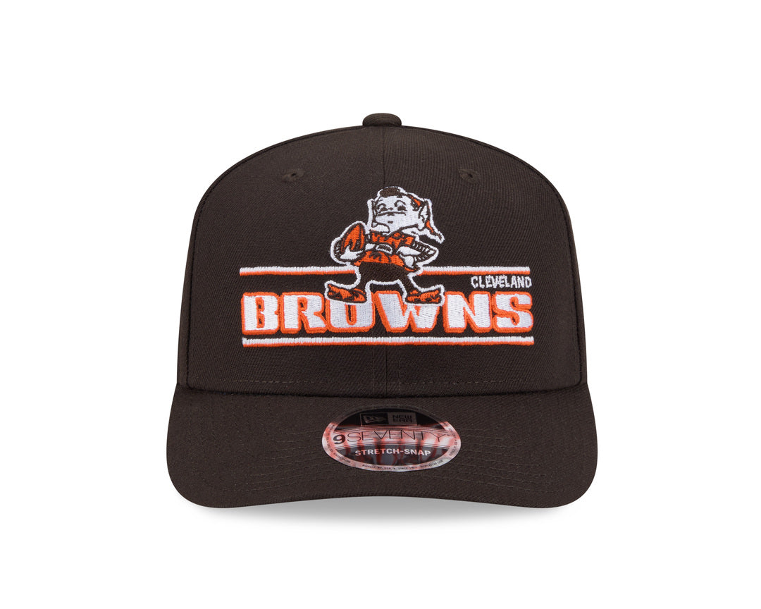 New Era Men's NFL Cleveland Browns '25 970 Stretch Snap Stated Hat Brown