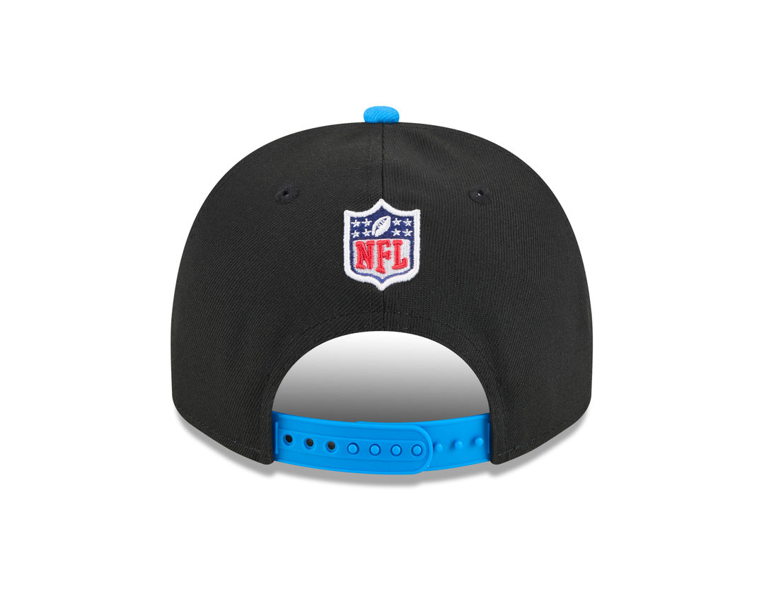 New Era Men's NFL Detroit Lions 9FIFTY A-Frame Draft Hat 2025 Black sky Blue