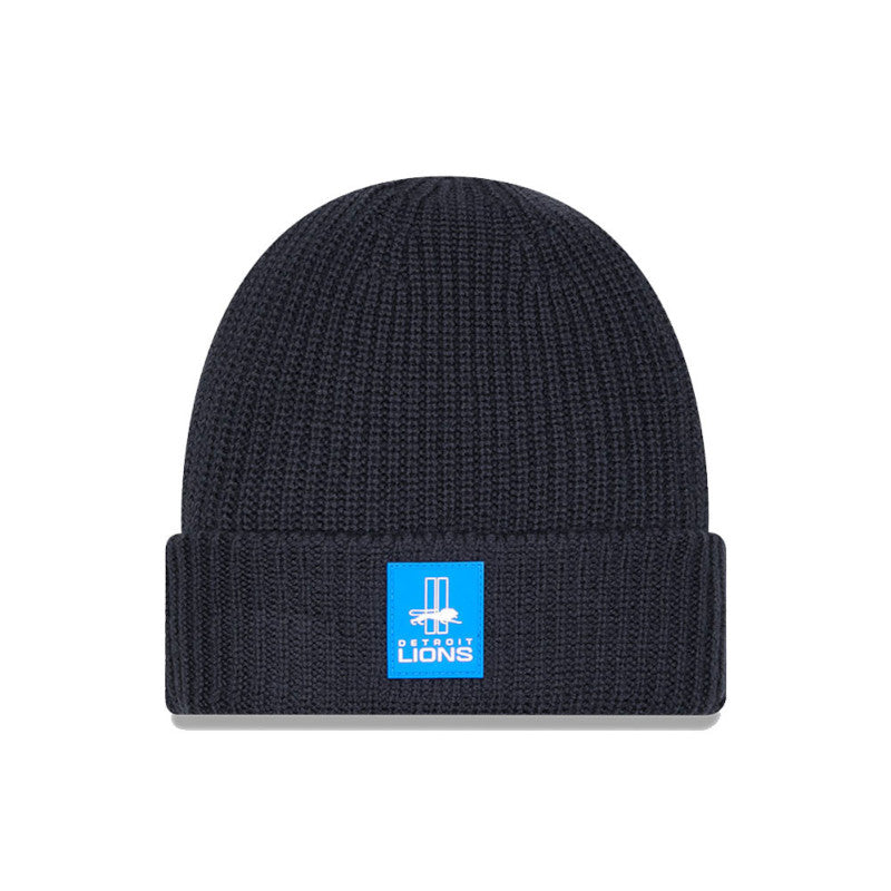 New Era Men's NFL Detroit Lions Sideline '25 Cuffed Knit Toque Black