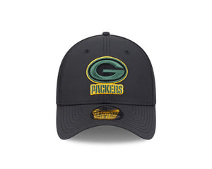 New Era Men's NFL Green Bay Packers '25 3930 Night Flex Hat black