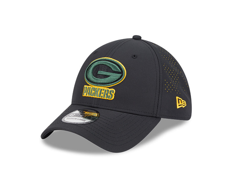 New Era Men's NFL Green Bay Packers '25 3930 Night Flex Hat black