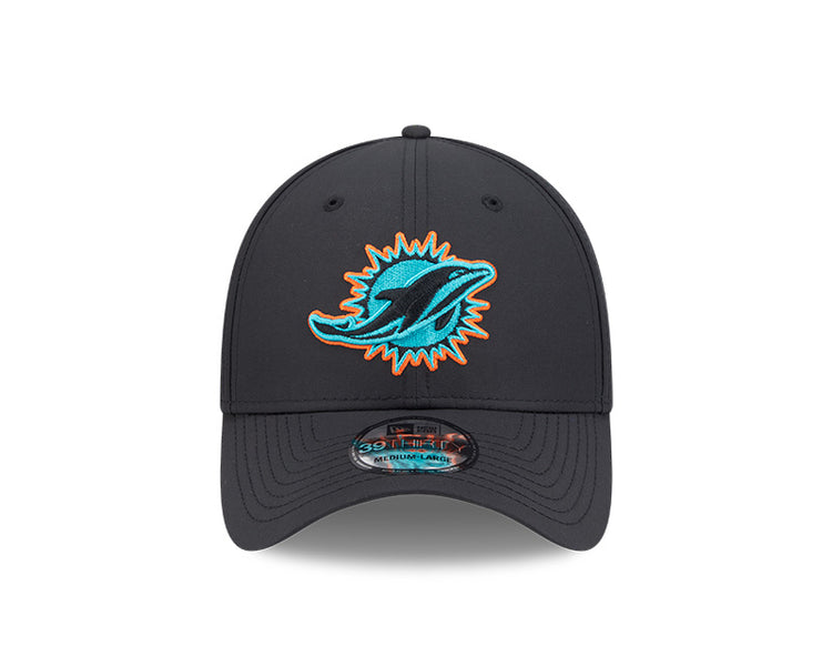 New Era Men's NFL Miami Dolphins '25 3930 Night Flex Hat black