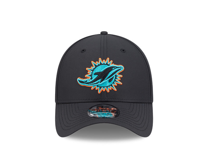 New Era Men's NFL Miami Dolphins '25 3930 Night Flex Hat black