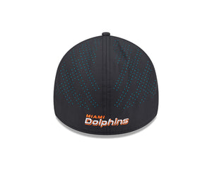 New Era Men's NFL Miami Dolphins '25 3930 Night Flex Hat black