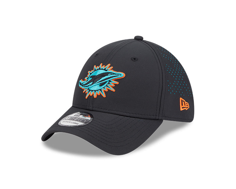 New Era Men's NFL Miami Dolphins '25 3930 Night Flex Hat black