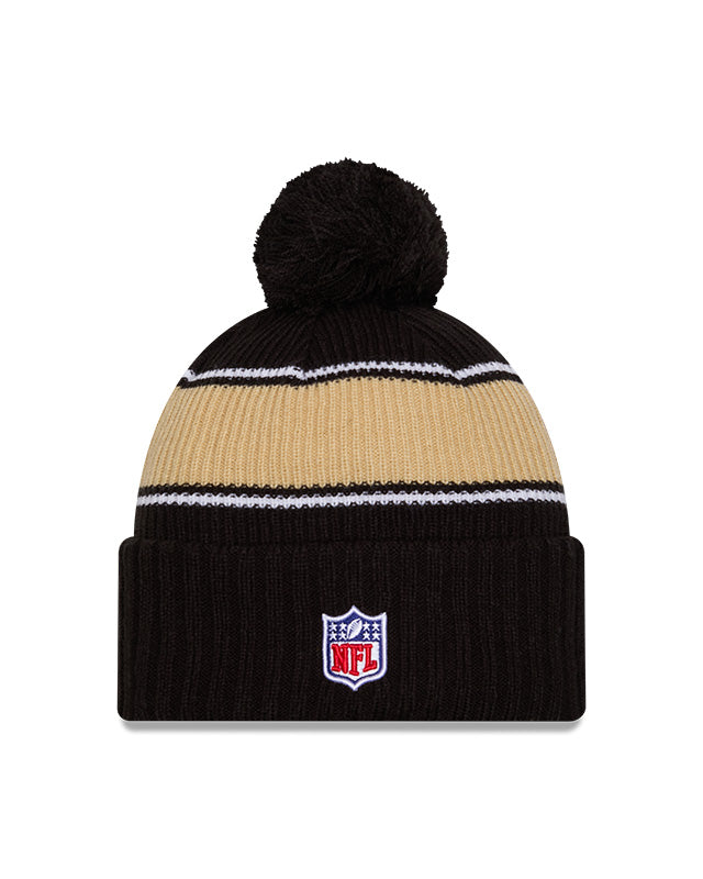 New Era Men s NFL New Orleans Saints Sideline 24 Sport Pom Knit Toque