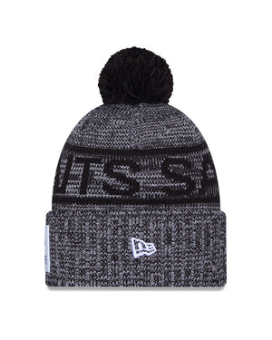 New Era Men's NFL New Orleans Saints Sideline '25 Sport Pom Knit Toque Grey/Black